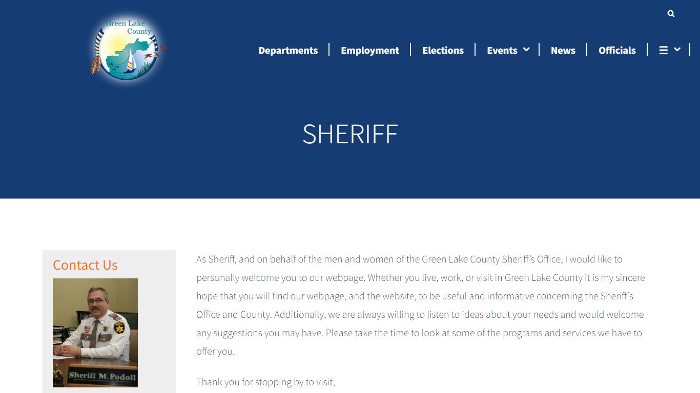 Sheriff - Green Lake County, WI